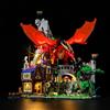 BRIKSMAX Kit Di Illuminazione A Led Per Disney Dungeons & Dragons: Il Racconto Del Drago Rosso - Compatibile Con Lego 21348 Modello Di Blocchi Predefiniti - Non Include Il Set Lego