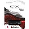 Kingston Technology Kingston M.2 KC3000 2048GB SKC3000D/2048G M.2 PCIe 4.0 NVMe