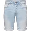 Only & Sons Pantaloncini da Uomo Onsply Life Blue Jog, Blu Denim, L