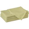 Set Di 6 Tovaglioli Di Stoffa Mimetica Verde 50x50 Cm – Lavabili In Tessuto Poliestere Satinato, Per Cene E Feste