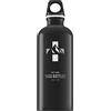 Sigg - Borraccia Alluminio - Traveller Hogwarts - Certificata Climate Neutral - Bevande Gassate - Ermetica - Leggera - Senza BPA - Alu - 1L