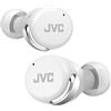JVC auricolari True Wireless, Cancellazione attiva del rumore, leggere, design elegante, Bluetooth 5.2, Waterproof (IPX4), 21H autonomia modalità a bassa latenza per il gioco, HA-Z330T-W,bianco