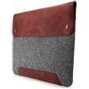MegaGear Custodia in vera pelle e pile per MacBook Pro e MacBook Air, 14-13 pollici (M2, M2 Pro, M2 Max, M1) -13.3 pollici-iPad Pro 12.9 pollici-Modelli 2020-2023, Bordeaux
