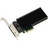 KALEA-INFORMATIQUE Scheda controller di rete PCIe 4 porte RJ45 GIGABIT con chipset Intel I210AT. Funzione PXE WOL, staffe a basso e alto profilo.
