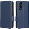 GOKEN Cover Pelle per TCL 505, Magnetica Custodia con Supporto di Stand & Carte Slot, Flip Case con Portafoglio -Blu Scuro