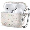 Easuny Custodia per AirPods PRO 2 - Plastica Riciclata Silicone Cover per AirPods PRO 2nd/1st Case, Antiurto Protezione Cover Compatibile con AirPods PRO Seconda Generazione, con Moschettone,Galassia