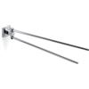 Gedy Portasalviette a snodo a muro 39 cm Gedy in acciaio cromato | Olimpo