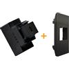 Fanton caricatore 1 USB-C 3A Ricarica rapida 18W Compatibile Vimar Linea Nero - 82901