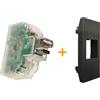 Fanton caricatore caricatutto USB A+C compatibile Vimar Linea nero - 82893