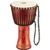 Meinl Percussion PADJ1-L-G, Djembe africano con Membrana in Pelle di Capra, Serie Travel, Tiraggio a Corde, Diametro 30.48 cm, 12, Misura L, Motivo a geroglifici