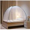 UHMei Zanzariera a baldacchino, per letto matrimoniale, da campeggio, portatile, pieghevole e pop-up, rete autoportante, per bambini adulti, per uso in ambienti interni ed esterni