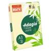 INTERNATIONAL PAPER Carta colorata A3 Sylvamo Rey Adagio 80 g/m² giallo canarino 03 - Risma da 500 fogli - ADAGI080X660