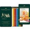 Faber-Castell Matite colorate permanenti Faber Castell Polychromos mina 3,8 mm box metallo - colori assortiti conf. 12 pezzi - 110012