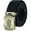 Dickies Web Cintura, Nero/Bianco, One Size-Cut to Fit Uomo