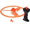 Generico Disco Volante Grande Giocattolo Carica a Corda Ufo Volante Giocattolo Elica Volante Giocattolo con Lanciatore Elica Volante Bambini Gioco a elica Power Spin Gioco di Volo per Bambini Rotore 25cm