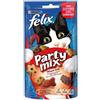 Purina Felix Party Mix Gatto Mixed Grill Manzo, Pollo e Salmone, 60 Gr