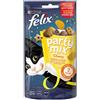 Purina Felix Party Mix Gatto Snack Cheezy Mix formaggio Cheddar, Gouda e Edamer 60 Gr