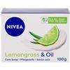 Nivea Lemongrass & Oil sapone solido e cremoso al profumo di citronella 100 g unisex