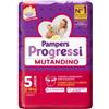 Pampers Progressi Mutandino 12-18kg Taglia 5 Junior 17 Pezzi