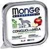 MONGE MONOPROTEICO CANE ADULTO UMIDO 150 G CONIGLIO E MELA