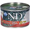 Farmina N&D Cat Natural Tuna&salmon 140 g Mangime