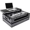 MAGMA DJ CONTROLLER FLIGHT CASE BLACK WHEELS per contenere PIONEER DDJ-REV7