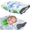 Derila Cuscino Queensize in Memory Foam (Pacco da 1) - Cuscino per chi dorme di fianco, sulla schiena e sulla pancia