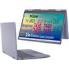 mCover Custodia compatibile solo con notebook Windows 2-in-1 da 14 Dell Inspiron 7430/7435/7440/7445 2-in-1 2023 ~ 2024 (non compatibile con altri modelli Dell), trasparente