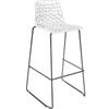 Grandsoleil Sgabello Spider Fix - Nero opaco-bianco - Grandsoleil (unità vendita 4 pz.)