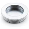 DOJA Barcelona | Maniglia Porta Interna Argentata | Ø40.5x10mm | 6 Pz | Maniglia Rotonda da Incasso | Maniglia Incasso | Maniglia Rotonda Porta Scorrevole, Pomello Porta Sgabuzzino, Cassetto, Finestra