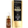 Eveline Cosmetics Prestige 24K Luxury Siero Multi-Nutriente Anti-Rughe con Oro Colloidale, Filtrato di Bava di Lumaca e Bakuchiol - 18ML