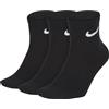 NIKE U NK EVERYDAY LTWT ANKLE 3PR Calzini 3PP