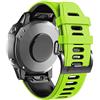 ANBEST Cinturino per Garmin Fenix 7 PRO/6 PRO/Fenix 5/Epix 2, Bracciale in Silicone Sportivo Sgancio Rapido per Forerunner 965/955/945/935, Approach S62