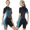 Owntop Muta Donna 3mm, Shorty 3mm Neoprene Donna per Immersioni Surf Nuoto Kayak (Donne Blu, L)