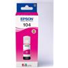 Epson C13T00P340 - EPSON 104 SERBATOIO INCHIOSTRO MAGENTA [65ML]