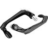 Tomotato Paraleve Moto, Universale 7/8 Pollici in Lega di Alluminio Manubrio Freno Frizione Protezione Mano Leva Moto(Nero)