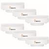 BHMAOYN GX53 LED 9W Bianca Naturale 4000K,Sostituisci 75W GX53 Lampadine Alogene,180° 800LM CRI>85,Per Llluminazione Sottopensile，Non Dimmerabile,set di 6