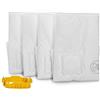 Rowenta Universal WB484720 Rowenta Wonderbag Sacchetto Universale per Aspirapolvere, 5 Pezzi e 1 Adattatore Riutilizzabile