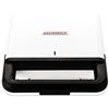 GASTROBACK, Bianco/Nero 42443 Design Sandwichmaker, 750 Watt, piastre antiaderenti, piccole/compatte