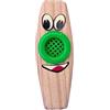 Plaschke Instruments Plaschke Kazoo - Gioco di canto in legno di larice, fatto a mano in Alto Adige, Italia, senza vernici, per bambini e adulti (verde)