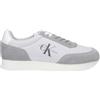 Calvin Klein Jeans Retro Runner Low Laceup su-NY ML YM0YM00746, Uomo, Grigio (Oyster Mushroom/Formal Grey), 40 EU