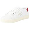 Calvin Klein Jeans Sneakers con Suola Preformata Uomo con Logo, Multicolore (Bright White), 46