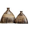 DRW Vaso da tavolo Ceramica Marrone Mod Grande 27x7.5x25 cm