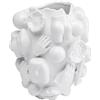 Kare Vaso di design Body Part, bianco, decorativo, vaso di fiori, in ceramica, fatto a mano, unico, 25 cm (H)