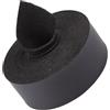 GORGECRAFT 2.5m*30mm*1.6mm Strisce di Pelle Nera Larghe Cordoncino di Cuoio Piatto con Grana di Litchi Lungo Fili per Cinturino in Finta Pelle Corde per Artigianato Fai da Te Maniglie di Cinture