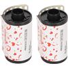 HOHXFYP 36 Fogli Pellicola per Stampa in Bianco e Nero, 2 Rotoli 18 Esposizioni Pellicola per Stampa in Bianco e Nero 35 mm, Carta per Stampante Fotografica Retrò ISO 200 per Fotocamera 135