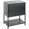 HAKU Consolle nero, metallo - Dim.: L 45 cm x A 60 cm x P 30 cm, Stile: Moderno