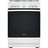 INDESIT IS67G4PHW/E CUCINA 60x60 4 FUOCHI A GAS FORNO ELETTRICO 73LT BIANCO