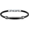 Morellato Bracciale Uomo in Acciaio, Pelle, collezione Moody - SQH59