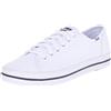 Keds Kickstart Seasonal Solid, Scarpe da Ginnastica Donna, Bianco, 38 EU